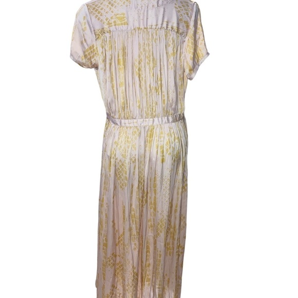 INTIMATELY Free People Silky Rose Gold & Yellow Maxi Dress Women’s Medium - Picture 4 of 6